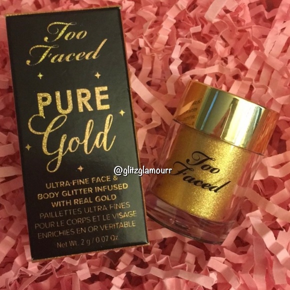 ✨Too Faced Pure Gold Ultra-Fine Face & Body Glitter✨ - Picture 5 of 5
